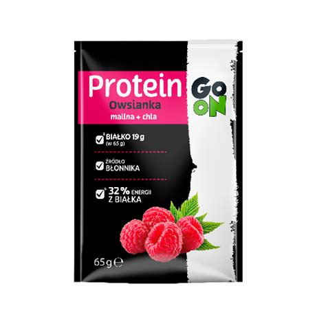 Go On Owsianka Proteinowa z Maliną i Chia 65g Sklep Internetowy Sante pl