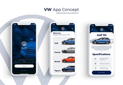 VW App Concept on Behance