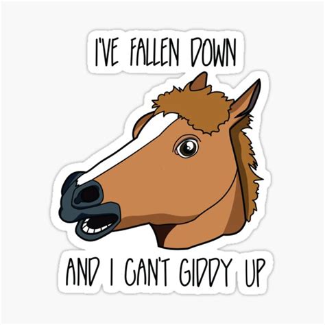 Giddy Up Sticker For Sale By Badsticks Redbubble