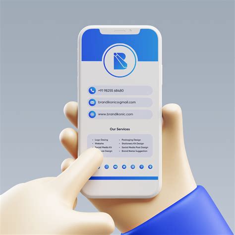 Digital Visiting Card – Brandikonic