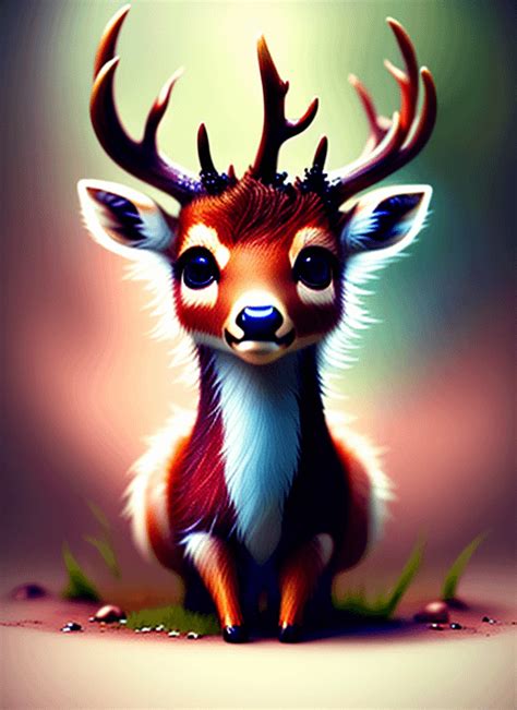 A Chibi Deer Rstablediffusion