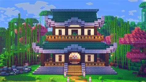 Minecraft Japanisches Haus Bauen Tutorial Japanisches Haus In