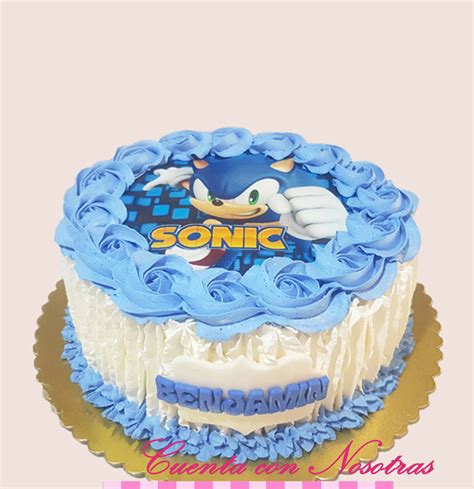 Torta Sonic Tortas Niños Tortas Cuenta con Nosotras Pastel de