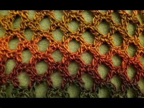 The Honeycomb Trellis Stitch Crochet Tutorial YouTube