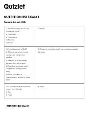 Nutrition Exam Flashcards Quizlet Pdf Science Medicine