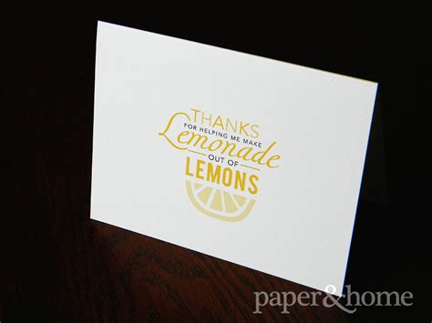 Making Lemonade Out Of Lemons Custom Greeting Cards Paper And Home