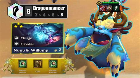 I Got 8 Dragonmancer Nunu ⭐⭐⭐ Double Neko Tft Set 7 5 Youtube