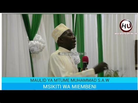 Muhammad Bachu Aripuliwa Na Sheikh Shaaran Mussa Jongo Ampa Darsa Ya