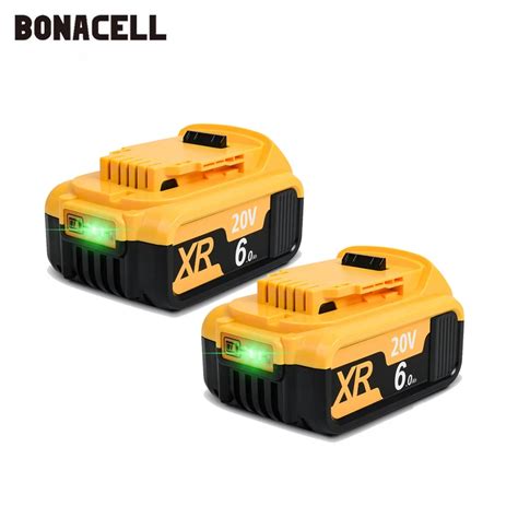 Bonacell Para DeWalt 18 V Ferramentas De Energia Da Bateria 4000 MAh