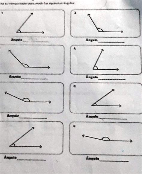 SOLVED Cual Es La Medida De Los Siguientes Angulos