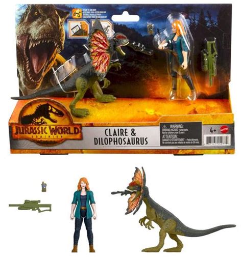 Boneco E Dinossauro Articulado Jurassic World Dominion Cm