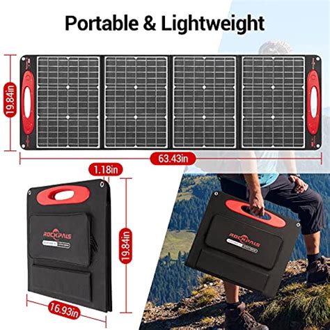 Rockpals Portable Solar Panel W V Qc Usb C Output Best