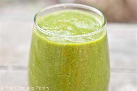 No Sugar Challenge Smoothie Recipes The Gracious Pantry