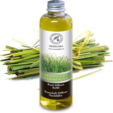 Lemongrass Reed Diffuser Refill W Natural Essential Lemongrass Oil