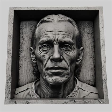 3d File Johan Neeskens Head Relief Soccer ⚽ ・3d Printing Template To