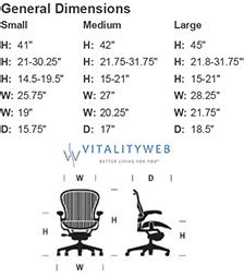 Lumbar Support Pad For The Herman Miller Aeron Chair