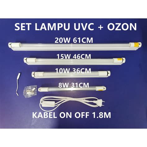 Jual Lampu Uvc Sterilizer Ozon Watt T Uv Germicidal Disinfectan Kap