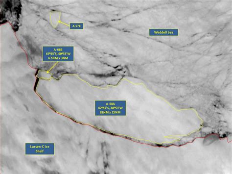 Iceberg A-68AB Press Release