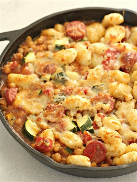 Sausage And Gnocchi Skillet Recipe Recipe In 2021 Stuffed Peppers