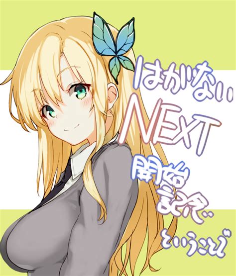 Safebooru 1girl Aqua Eyes Blonde Hair Blush Boku Wa Tomodachi Ga
