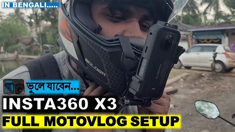 Insta X Motovlog Setup Best Motovlogging Camera Motovlogging