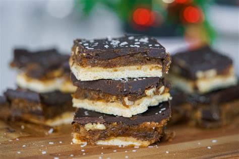 Salted Caramel Turtle Bars Dairy Free Katie Stewart Acne Nutritionist