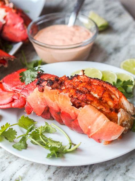 Paprika Broiled Lobster Tail With Sriracha Aioli Gluten Free Dairy Free