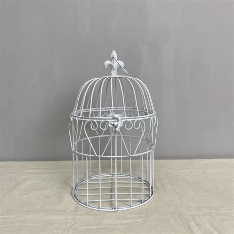 Small White Bird Cage #1 | Interiorwise | French & Vintage Furniture ...