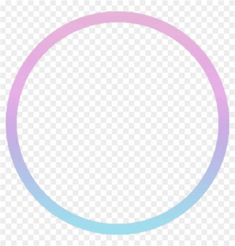 Outline Circle Pastel Sticker By Nwright8513 Circle Hd Png Download