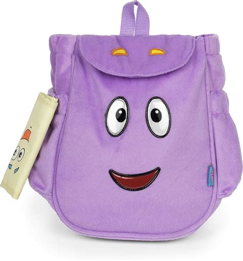 Dora The Explorer Dora Mrbackpack Purple Plush Backpack With Map New