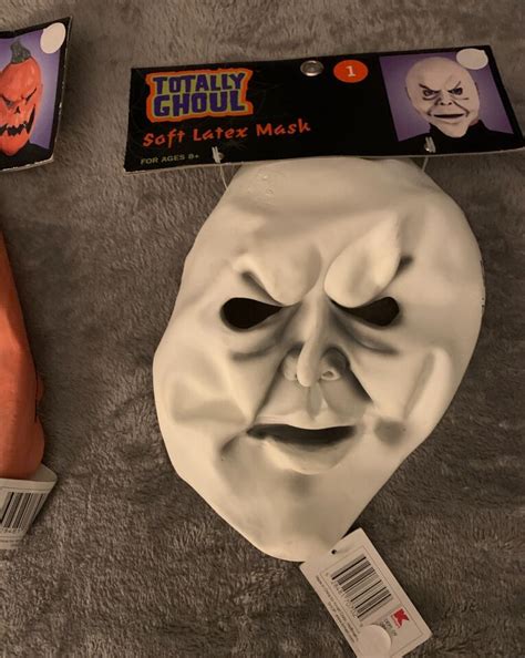 Vintage Kmart Totally Ghoul Soft Latex Face Mask With Strap 4 Styles