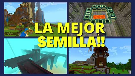 La Mejor Semilla De Minecraft Bedrock Epica Aldea Y Portal