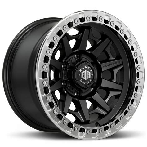 Beadlock Rims Black Rock Cage Satin Black X X