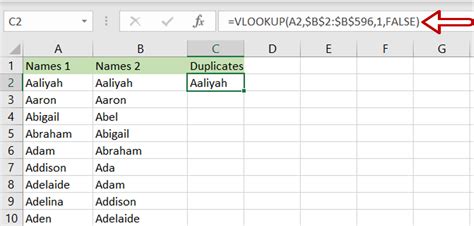 How To Find Duplicate Values In Excel Using Vlookup Spreadcheaters