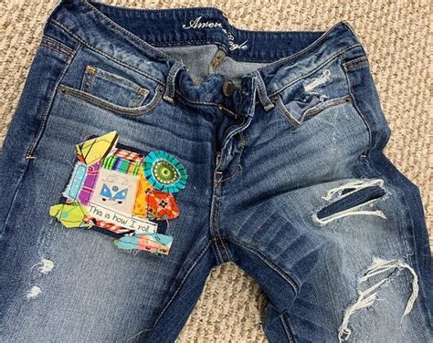 Custom Patchwork Jeans Kantha Made To Order Patchwork Hippie Boho Denim