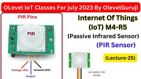 Olevel Iot Pir Motion Sensor How Pir Sensor Works And How To Use It With Arduino Pir Sensors