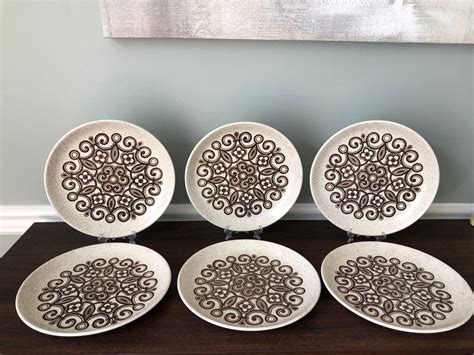 Vintage 1970s Biltons Ironstone Plates Etsy