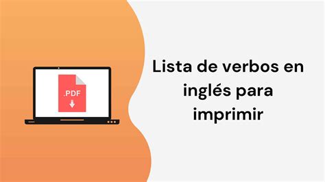 Lista De Verbos En Inglés Para Imprimir 950 Verbos En Inglés Beanglo