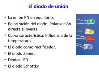 Diodos De Union Ppt Descarga Gratuita