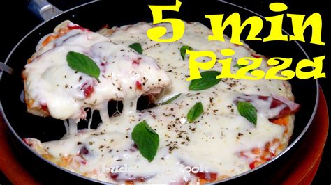 ПИЦЦА ЗА 5 МИНУТ рецепт Пицца на сковороде Позитивная Кухня Pizza ...
