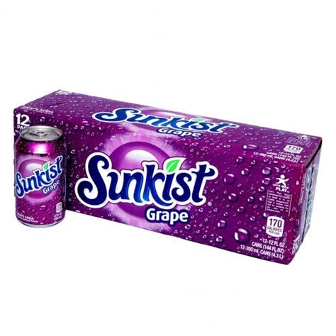 Sunkist Grape Soda 355ml Yeg Exotic