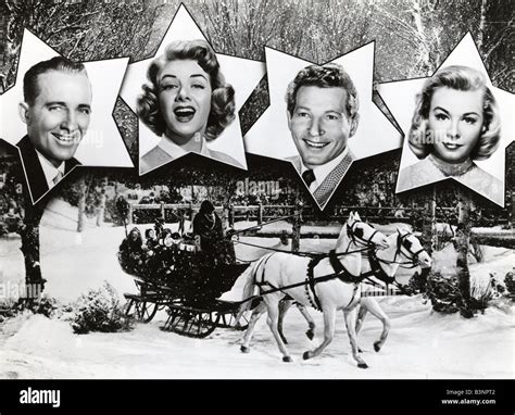 WHITE CHRISTMAS 1954 Paramount Film With From Left Bing Crosby