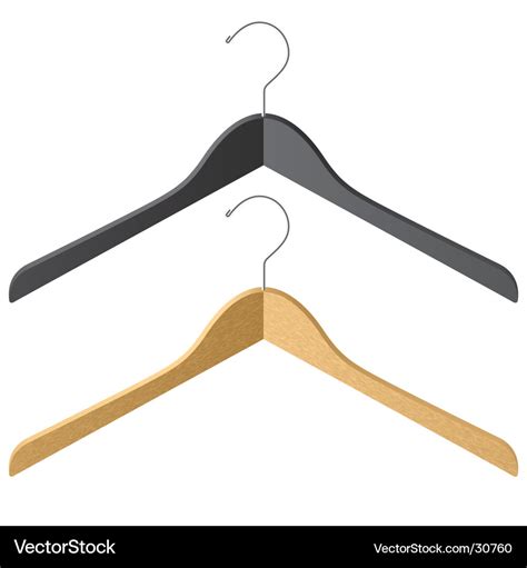 Clothes hanger Royalty Free Vector Image - VectorStock