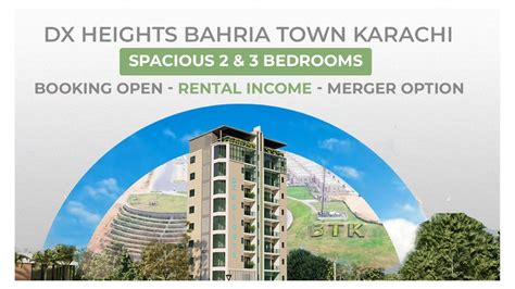 DX Heights Bahria Town Khi 2 3 Bedrooms Apartment Booking Open