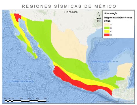 Zonas Sísmicas De La República Mexicana Unidad De Apoyo Para El