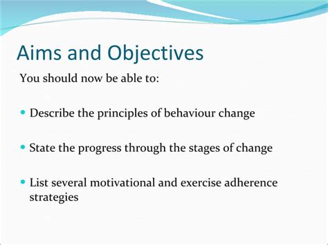 Behaviour Change Motivational Strategies Ppt