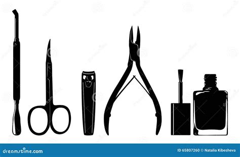 Manicure Nail Clippers Stock Illustration Illustration Of Cosmetic