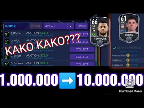 Kako Zaraditi Brzo Coinse U Fifa Mobile Youtube