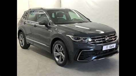 Nuova Tiguan R Line 1 5 TSI ACT 110 KW 150 CV DSG Benzina Dolphin Grey