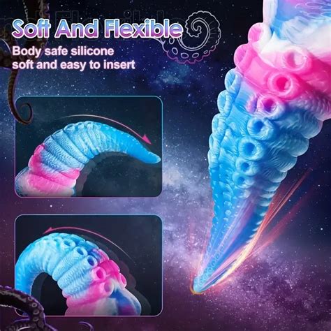 8 66 Inch Big Tentacle Realistic Dildo Huge Anal Monster Liquid Silicone Anal Plug For Hands